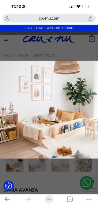 Cama Montessori Madera muy buen estado