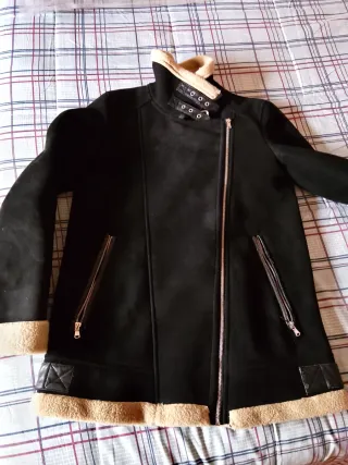 Giacca nera donna con pelliccia