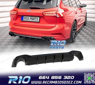 DIFUSOR FORD FOCUS ST 18- NEGRO BRILLO
