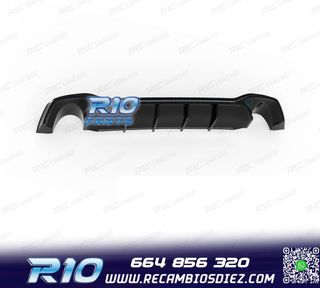 DIFUSOR FORD FOCUS ST 18- NEGRO BRILLO