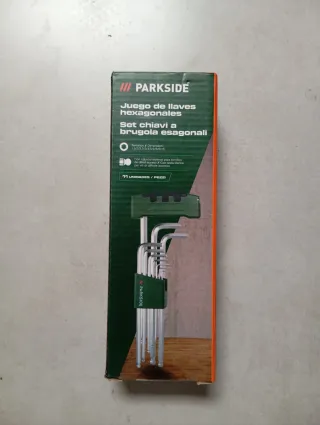 Juego llaves hexagonales Parkside 11 uds