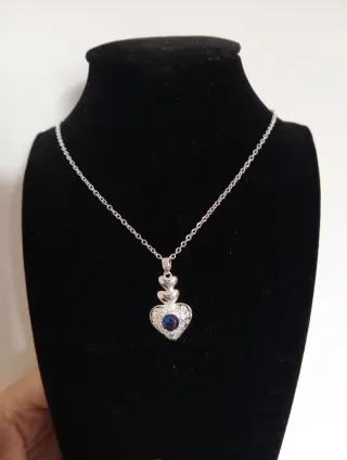 Conjunto Plata 925 Corazón con Circonitas
