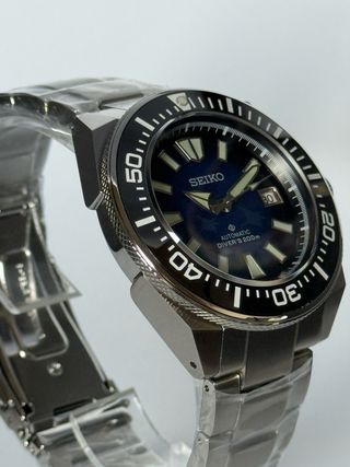 Reloj Seiko MoD tipo Samurai Dark Blue