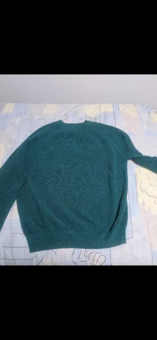 Jersey de punto Zara hombre verde