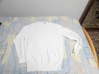 Jersey punto Zara blanco