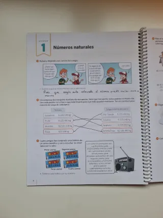 Matemáticas, 6 Primaria Savia. Cuaderno de trabajo