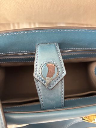 Bolso Fendi Azul y Beige