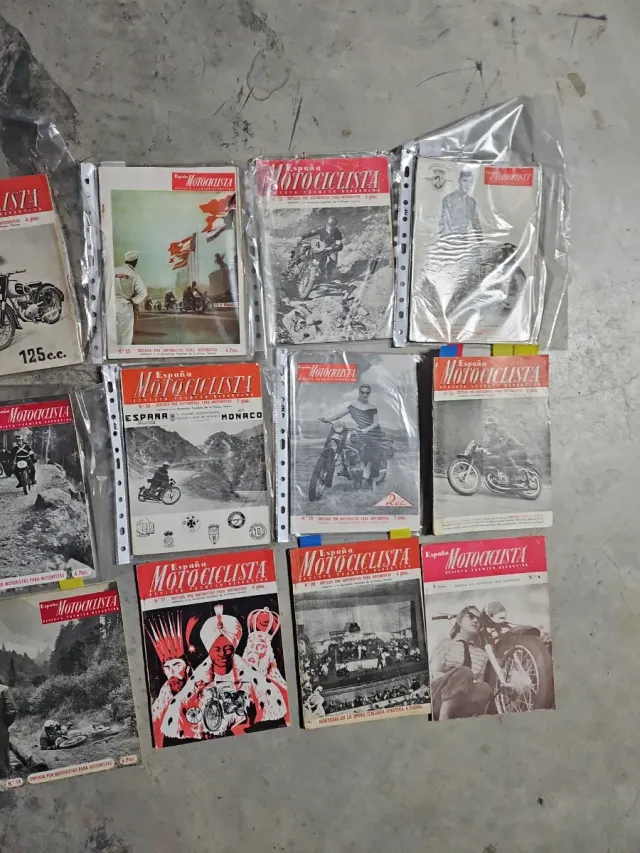 Lote 12 Revistas España Motociclista Años 50