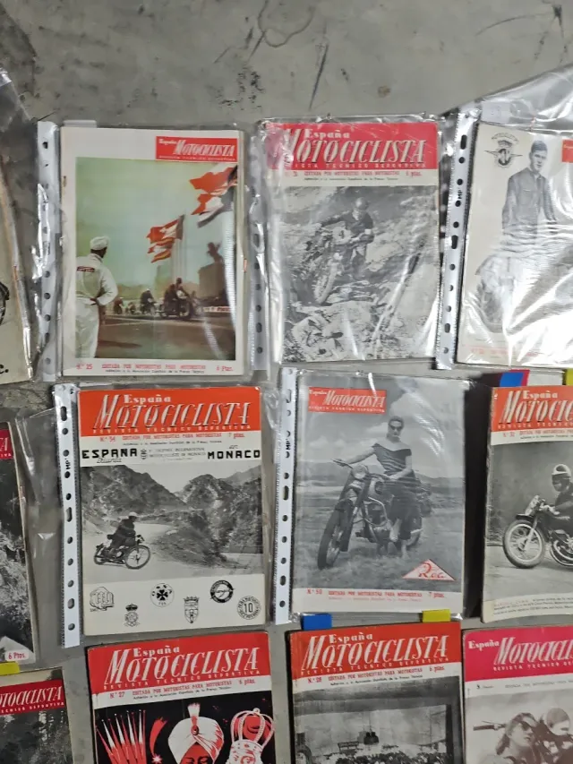 Lote 12 Revistas España Motociclista Años 50