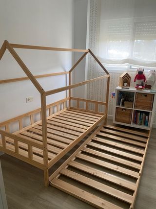 Cama nido SKLUM madera, no incluido colchones