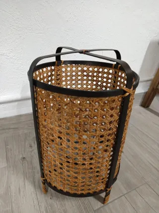 Portavelas Zara Home Vintage Ratán