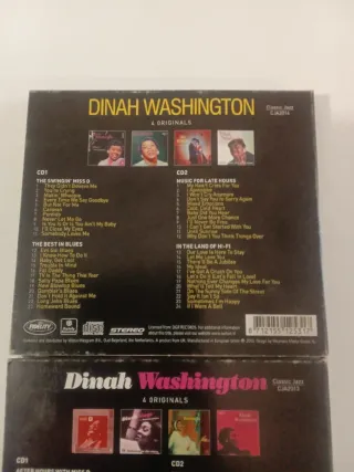 Dinah Washington 8 Originals 4CD Jazz
