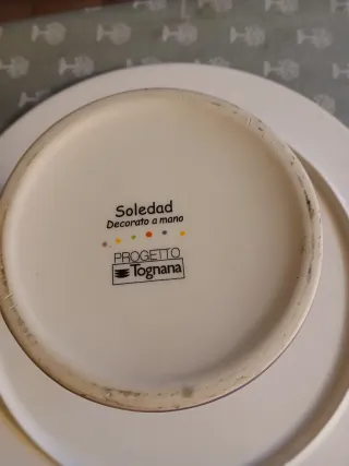 Alzata per torta decorata a mano