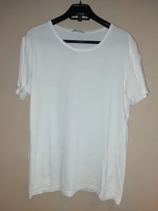Camiseta Zara Blanca básica