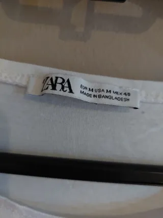Camiseta Zara Blanca básica
