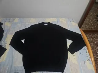 Jersey de punto Zara hombre negro