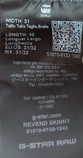 Pantalón G-STAR RAW Gris Desgastado