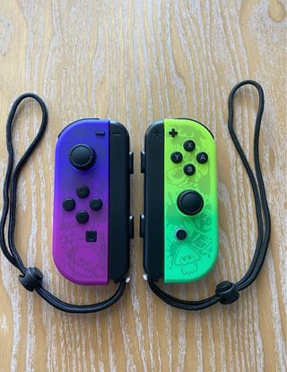 Joycons splatoon nintendo switch
