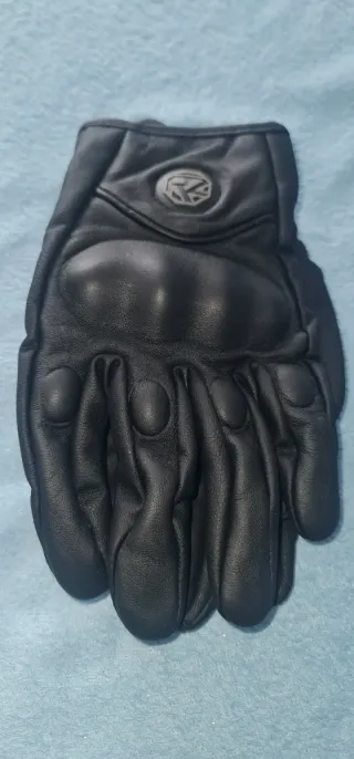 Guantes de cuero para moto Talla L