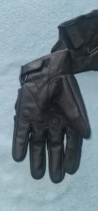 Guantes de cuero para moto Talla L