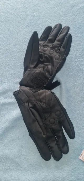 Guantes de cuero para moto Talla L