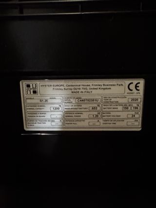 Carretilla elevadora Hyster