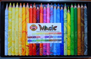 Set Lápices arcoiris multicolor Koh-I-Noor Magic