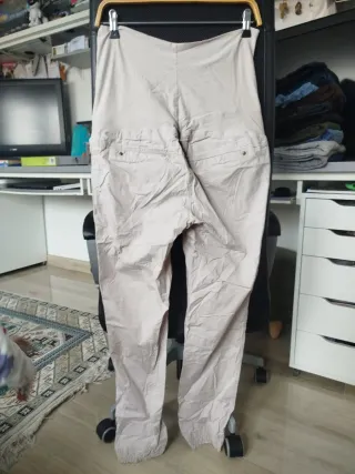 Pantalón premamá H&M beige talla L