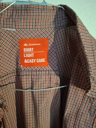 Camisa Quechua Hombre Manga Corta