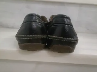 Mocasines Fluchos Piel Negra Hombre