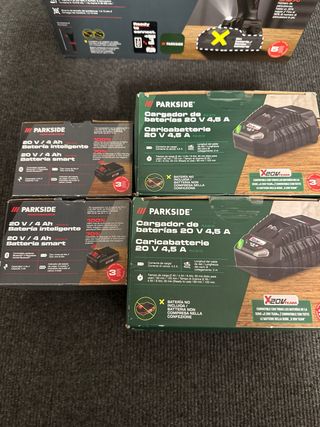 2 Taladros Percutor e Impacto Parkside 20V