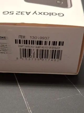 Samsung Galaxy A32 5G 128GB Nero SM-A326B/DS