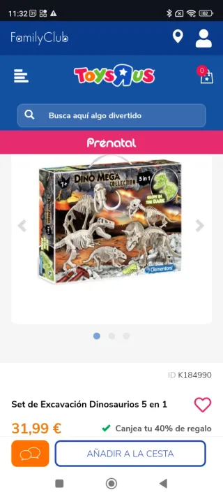 Set Excavación Dinosaurios Clementoni (sin abrir)