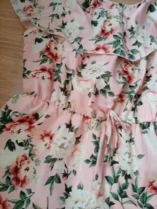 Mono corto floral verano talla 12 años