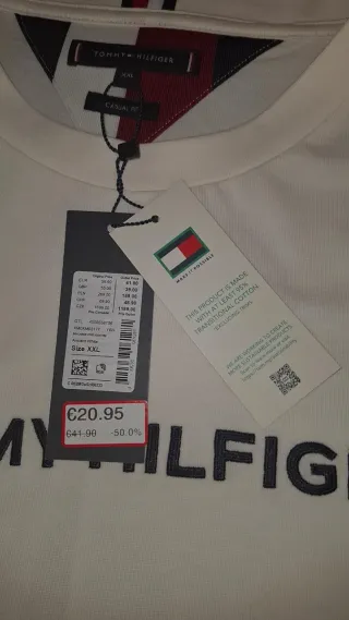 Camiseta Tommy Hilfiger Blanca