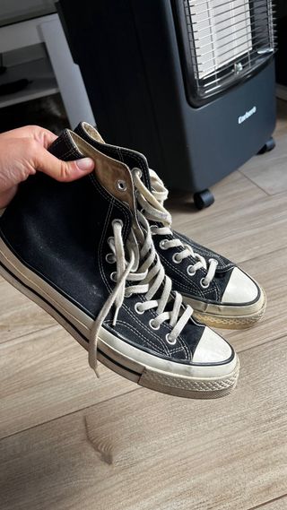 Converse Chuck 70 Hi Talla 40 Naranja y Negro