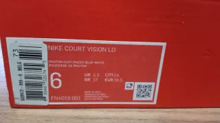 Zapatillas Nike Court Vision Low Blancas/Azul