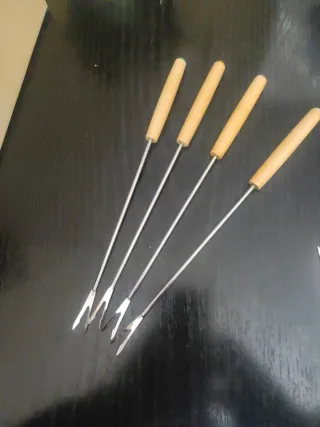 Olla para Fondue en Hierro Fundido esmaltado Negr