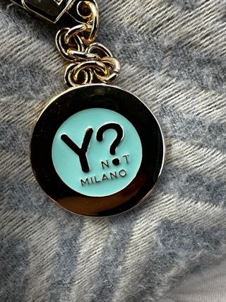 Portachiavi Ynot? Milano Oro e Azzurro