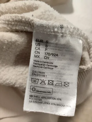 Sudadera H&M Outdoor Society Talla S