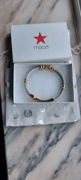 Pulseira Dourada e Prateada