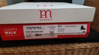 Botines de piel negros fabricados en España