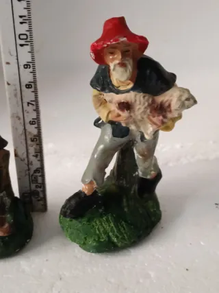 Pastori presepe gesso vintage