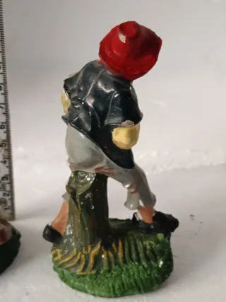 Pastori presepe gesso vintage