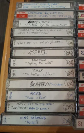 Lote 47 Cintas Heavy Metal / Trash Colección