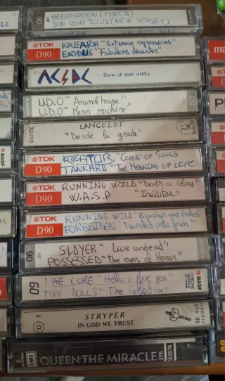 Lote 47 Cintas Heavy Metal / Trash Colección