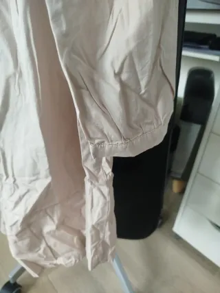 Camisa premamá H&M Beige Talla XL