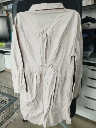 Camisa premamá H&M Beige Talla XL