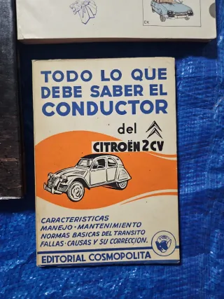 LOTE 3 ARTICULOS CITROEN 2 CV