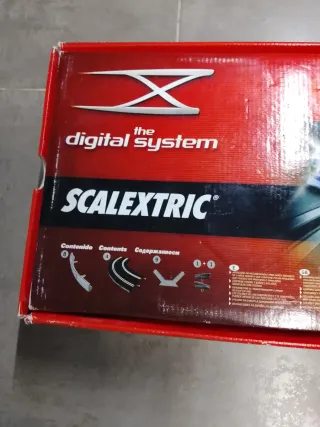 Scalextric Curva Peraltada Powerline Gris